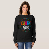 Lunch Crew Group Matching School Cafeteria Squad S Trui (Voorkant volledig)