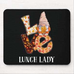 Lunch Dame Liefde Herfst Herfst Gnoom Voor Leraren Muismat
