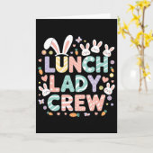Lunch Dames Bemanning Grappige Lunch Dames Cafetar Kaart (Gele Bloem)