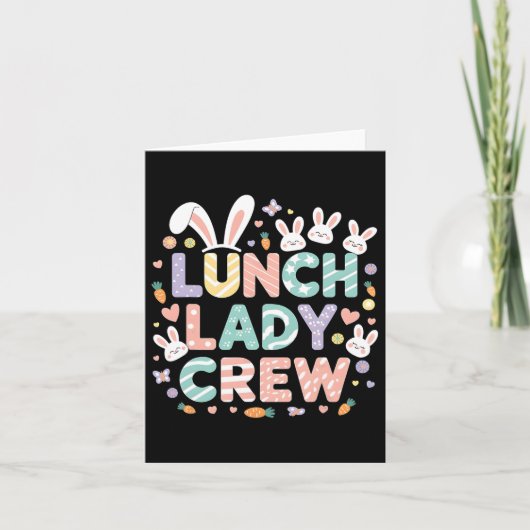 Lunch Dames Bemanning Grappige Lunch Dames Cafetar Kaart (Voorkant)