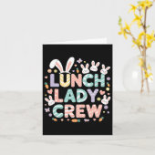 Lunch Dames Bemanning Grappige Lunch Dames Cafetar Kaart (Gele Bloem)