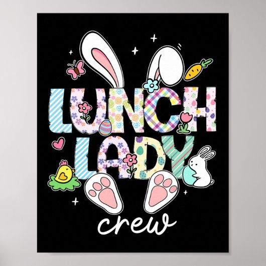 Lunch Dames Bemanning Grappige Lunch Dames Cafetar Poster (Voorkant)