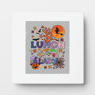 Lunch Dames Halloween Heks Maan Pompoen_1 Fotoplaat
