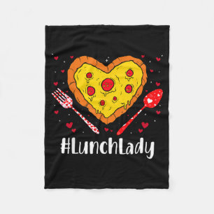 Lunch Dames Pizza Liefhebber Grappig Paar Gelukkig Fleece Deken