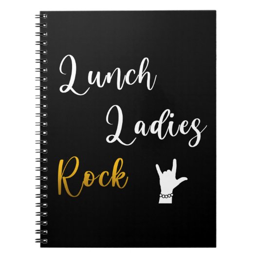 Lunch Dames Rock Notitieboek (Voorkant)