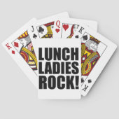 Lunch Dames Rock Speelkaarten (Achterkant)