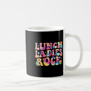 Lunch Dames Rock Tie Dye Cafetaria Crew Groovy La Koffiemok