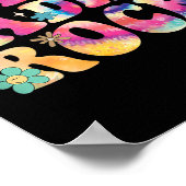 Lunch Dames Rock Tie Dye Cafetaria Crew Groovy La Poster (Hoek)
