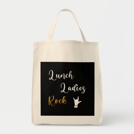 Lunch Dames Rock Tote Bag (Voorkant)
