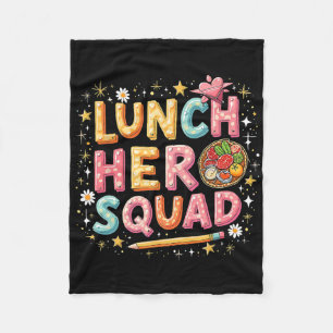 Lunch Dames Team Lunch Heldin Team Preppy Terug na Fleece Deken