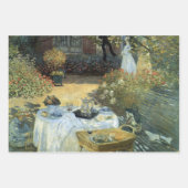 Lunch door Claude Monet, vintage impressionisme Inpakpapier Vel (Voorkant 2)