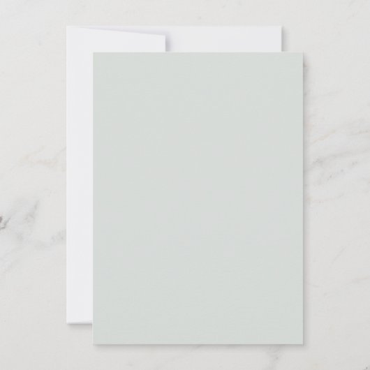 Lunch en bubbel Eucalyptus Greenery Vrijgezellenfe Kaart (Achterkant)