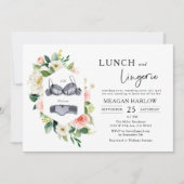 Lunch en Lingerie Bridal Brunch Kaart (Voorkant)