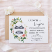Lunch en lingerie bruidsbrunch kaart
