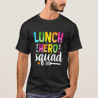 Lunch Heldenploeg Grappige Cafetariamedewerkers Ma T-shirt