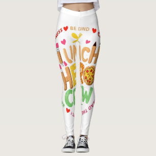 Lunch Hero Crew T-shirt, Dames Cafetariapersoneel Leggings