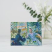 Lunch in het Restaurant Fournaise van Renoir Feestdagenkaart (Staand voorkant)