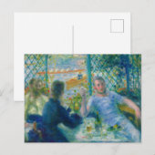 Lunch in het Restaurant Fournaise van Renoir Feestdagenkaart (Voorkant / Achterkant)