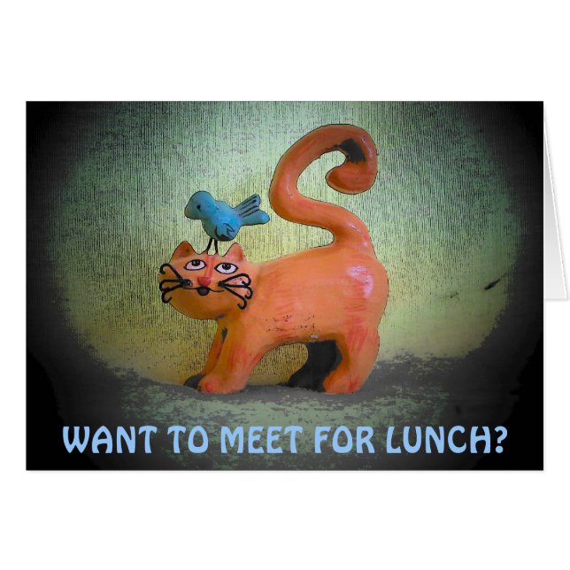 Lunch in mijn hoofd, wil je afspreken? (Voorkant Horizontaal)