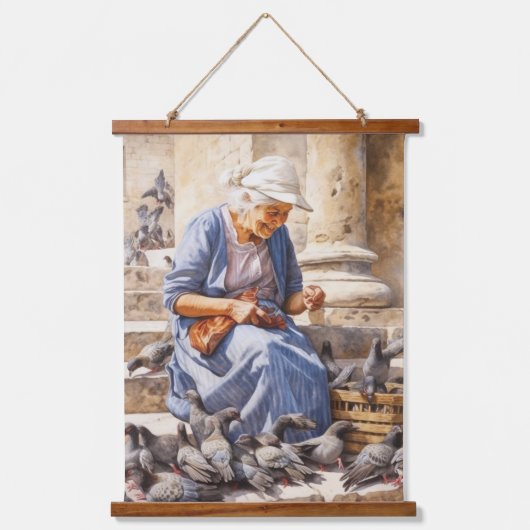 Lunch in Parijs Hangend Wandkleed (Voorkant)