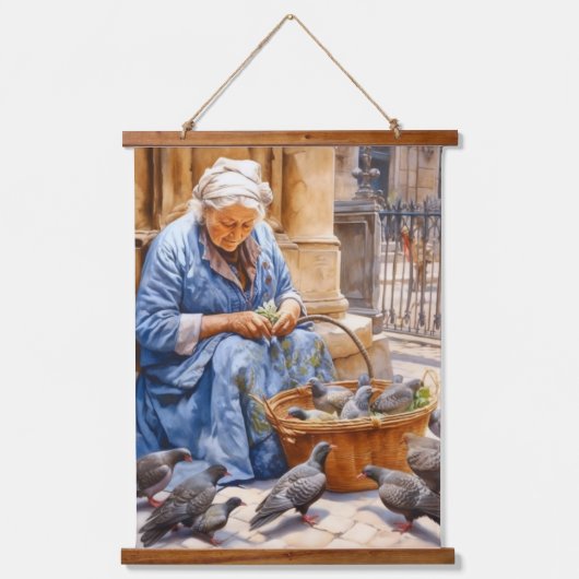 Lunch in Parijs Hangend Wandkleed (Voorkant 2)