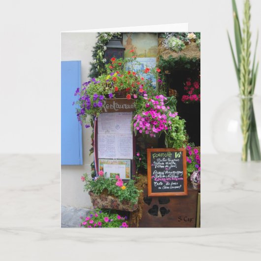 Lunch in Parijs, S Cyr Kaart (Voorkant)