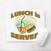 Lunch is served muismat (Met muis)