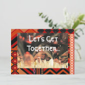 Lunch, kom samen kaart (Staand voorkant)