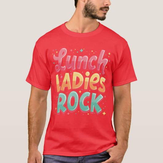 Lunch Ladies Rock girl T-shirt (Voorkant)