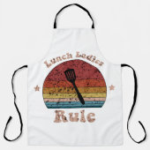 Lunch Lady  Apron Schort (Voorkant)