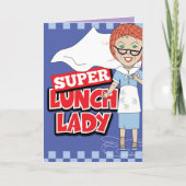 Lunch Lady Bedankkaart (Voorkant)
