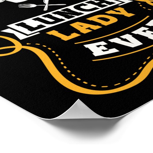 Lunch Lady Best Lunch Lady Ever Lunch Lady Poster (Hoek)