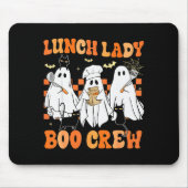 Lunch Lady Boo Crew Ghost Chef Funny Cafeteria Wor Muismat (Voorkant)