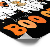 Lunch Lady Boo Crew Ghost Chef Funny Cafeteria Wor Poster (Hoek)