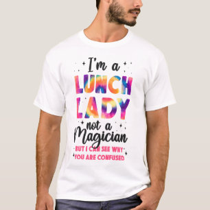 Lunch Lady Cafetaria Crew Ik ben een Lunch Lady Ni T-shirt