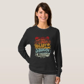 Lunch Lady Cafetaria Funny Retro School Eten Servi T-shirt (Voorkant volledig)