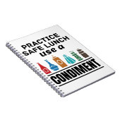 Lunch Lady Cafeteria Food Service Safe Lunch Funny Notitieboek (Rechterzijde)