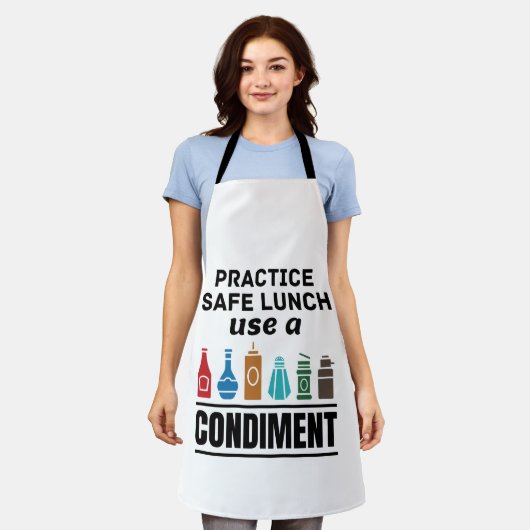 Lunch Lady Cafeteria Food Service Safe Lunch Funny Schort (Gedragen)