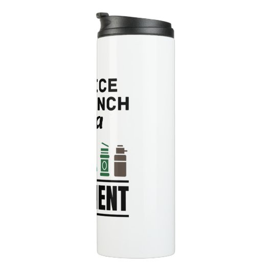 Lunch Lady Cafeteria Food Service Safe Lunch Funny Thermosbeker (Geroteerd rechts)