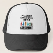 Lunch Lady Cafeteria Food Service Safe Lunch Funny Trucker Pet (Voorkant)