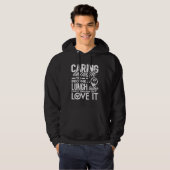 Lunch Lady  Caring Enough School Cafeteria Women Hoodie (Voorkant volledig)