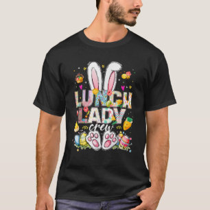 Lunch Lady Crew Grappig Bunny Lunch Lady Cafetaria T-shirt