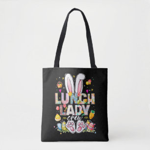 Lunch Lady Crew Grappige Konijn Tote Bag