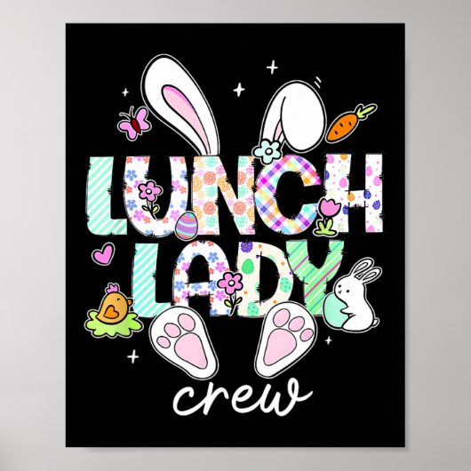 Lunch Lady Crew Lunch Lady Pasen Dag Poster (Voorkant)