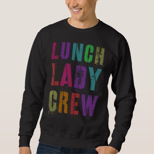 Lunch Lady Crew terug naar school Kantoor Trui (Voorkant)