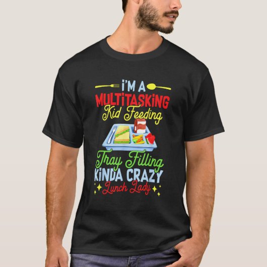 Lunch Lady Cute Cafeteria Worker Appreciation Lunc T-shirt (Voorkant)