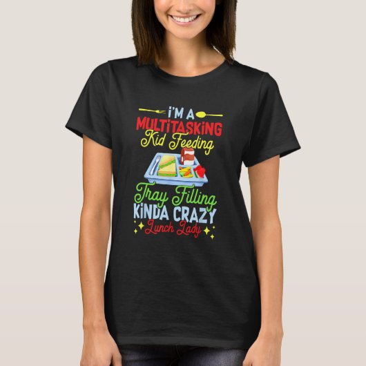 Lunch Lady Cute Cafeteria Worker Appreciation Lunc T-shirt (Voorkant)