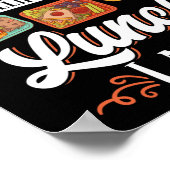 Lunch Lady Feeding Bellies And Filling Hearts Poster (Hoek)