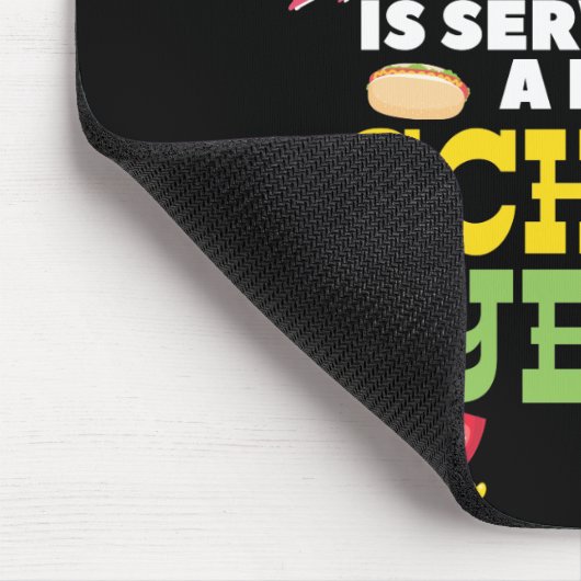 Lunch Lady Funny terug naar schoolcafetariër Muismat (Hoek)