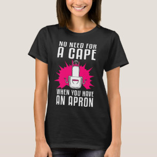 Lunch Lady Geen Pet Apron School nodig T-shirt